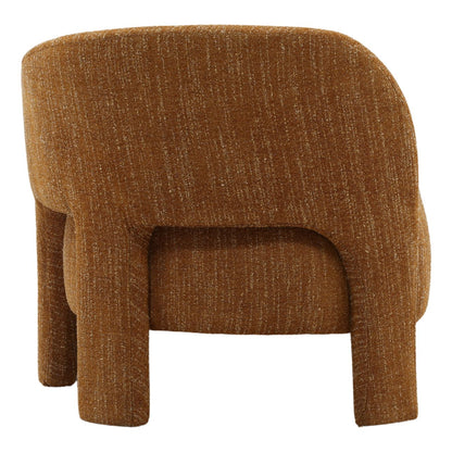 Mustard Boucle Fabric Chaise 66 in Wide