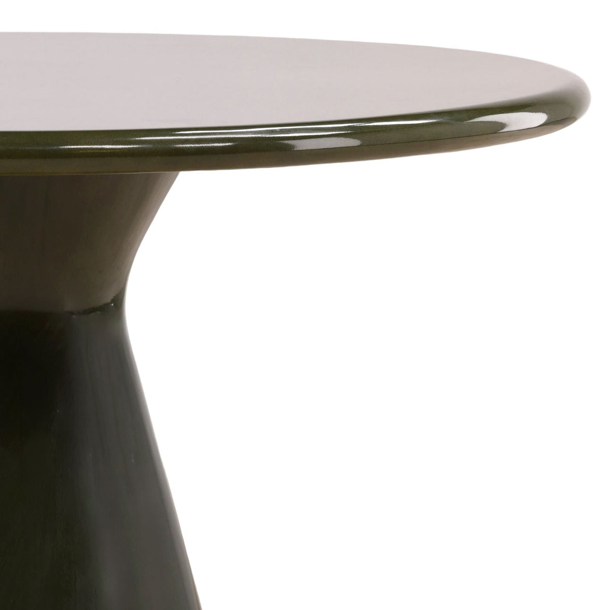 Curated High-Gloss Concrete Dining Table