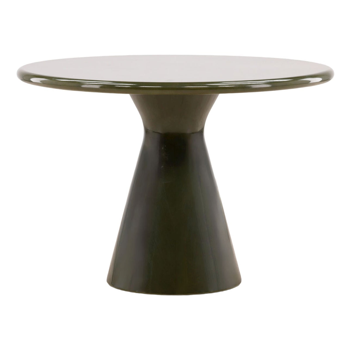 Curated High-Gloss Concrete Dining Table