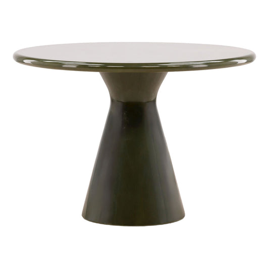 Curated High-Gloss Concrete Dining Table