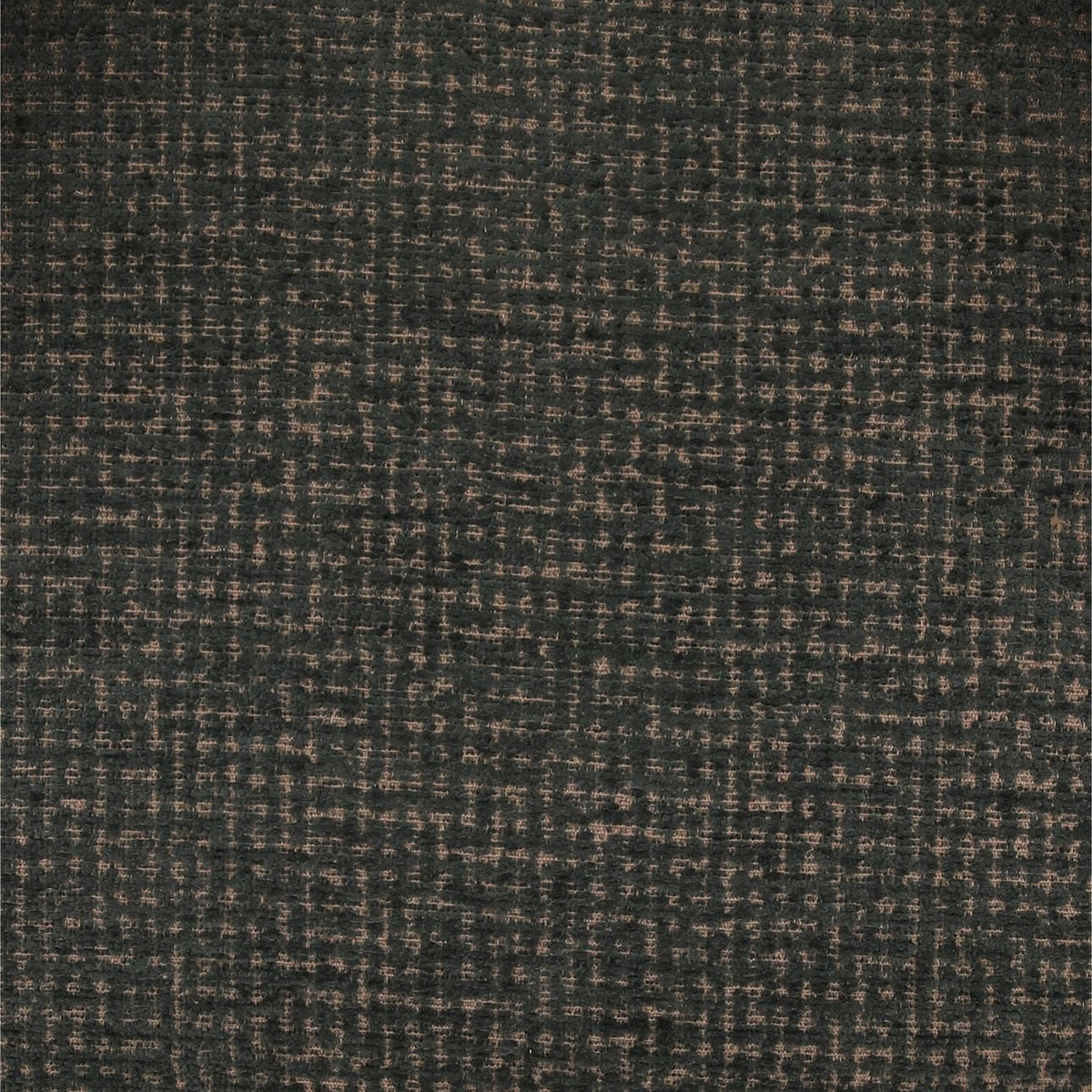 Modern Woven Chenille Fabric and Rubber Wood Home Accent