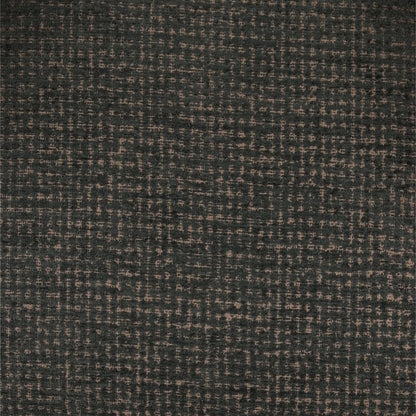 Modern Woven Chenille Fabric and Rubber Wood Home Accent