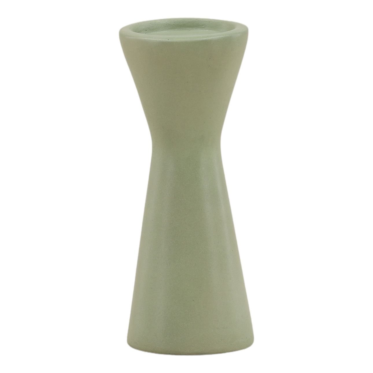 Pastel Green Lightweight Concrete Holder 4 in Wide