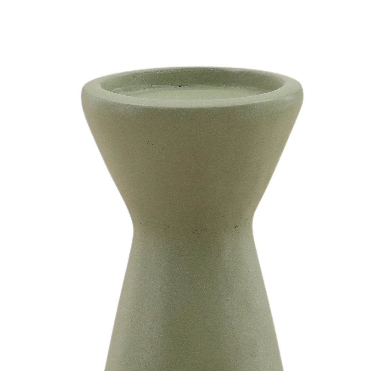 Pastel Green Lightweight Concrete Holder 4 in Wide