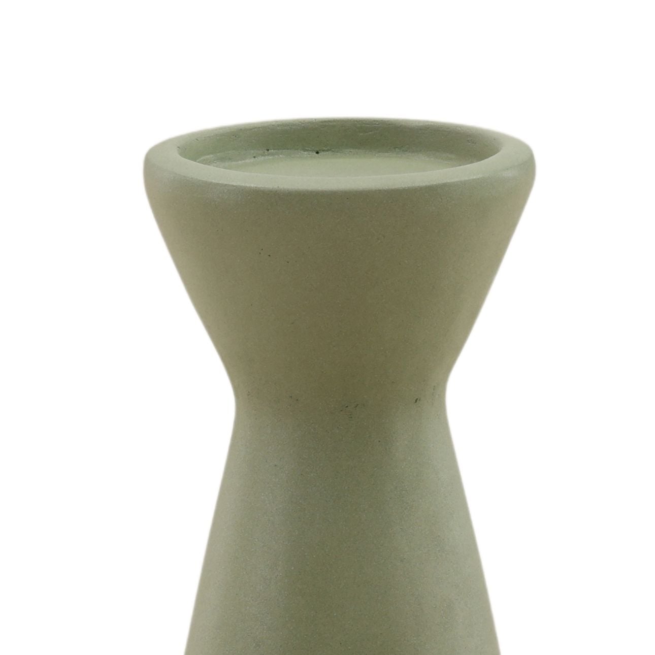 Pastel Green Lightweight Concrete Holder 4 in Wide