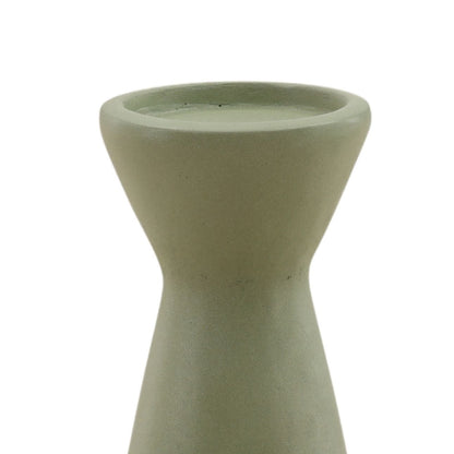 Pastel Green Lightweight Concrete Holder 4 in Wide
