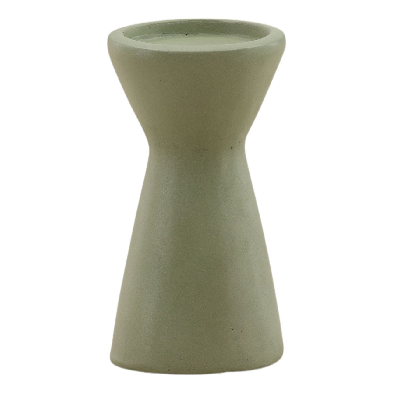 Pastel Green Lightweight Concrete Holder 4 in Wide