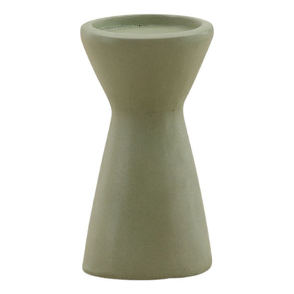 Pastel Green Lightweight Concrete Holder 4 in Wide