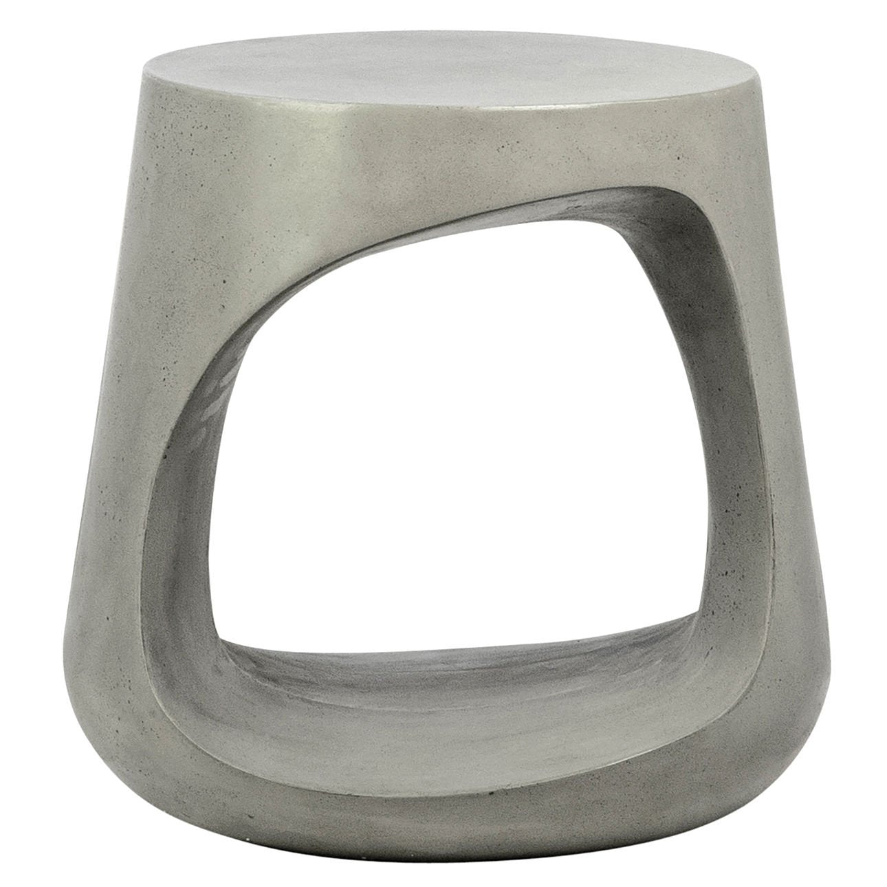 Grey Concrete Finish with Acrylic Seal Lightweight Concrete Table 18 in Wide