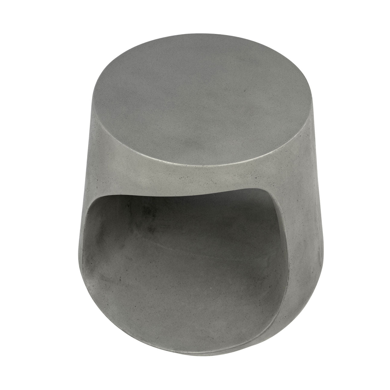 Grey Concrete Finish with Acrylic Seal Lightweight Concrete Table 18 in Wide