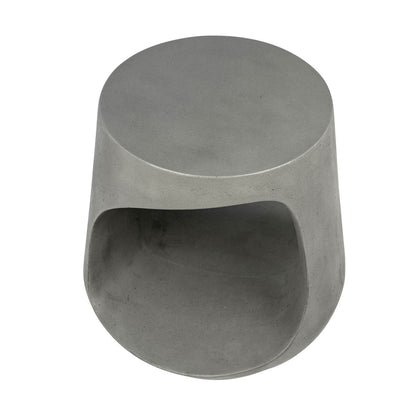 Grey Concrete Finish with Acrylic Seal Lightweight Concrete Table 18 in Wide