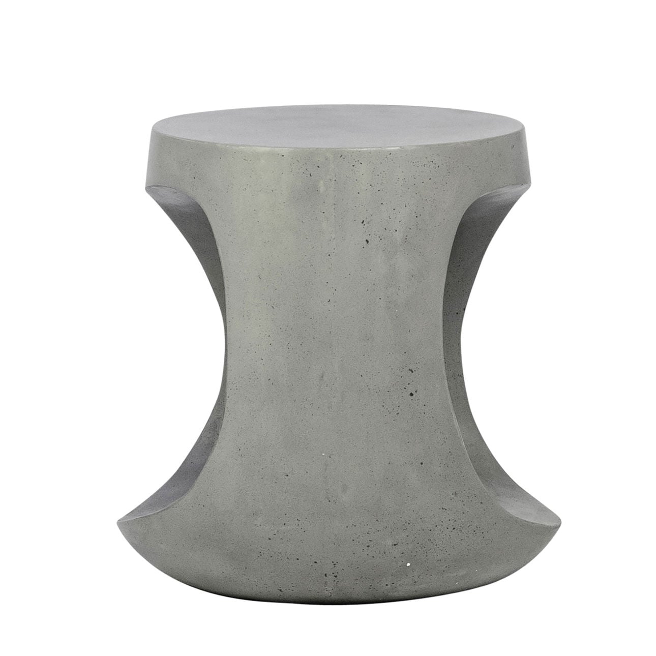 Grey Concrete Finish with Acrylic Seal Lightweight Concrete Table 18 in Wide