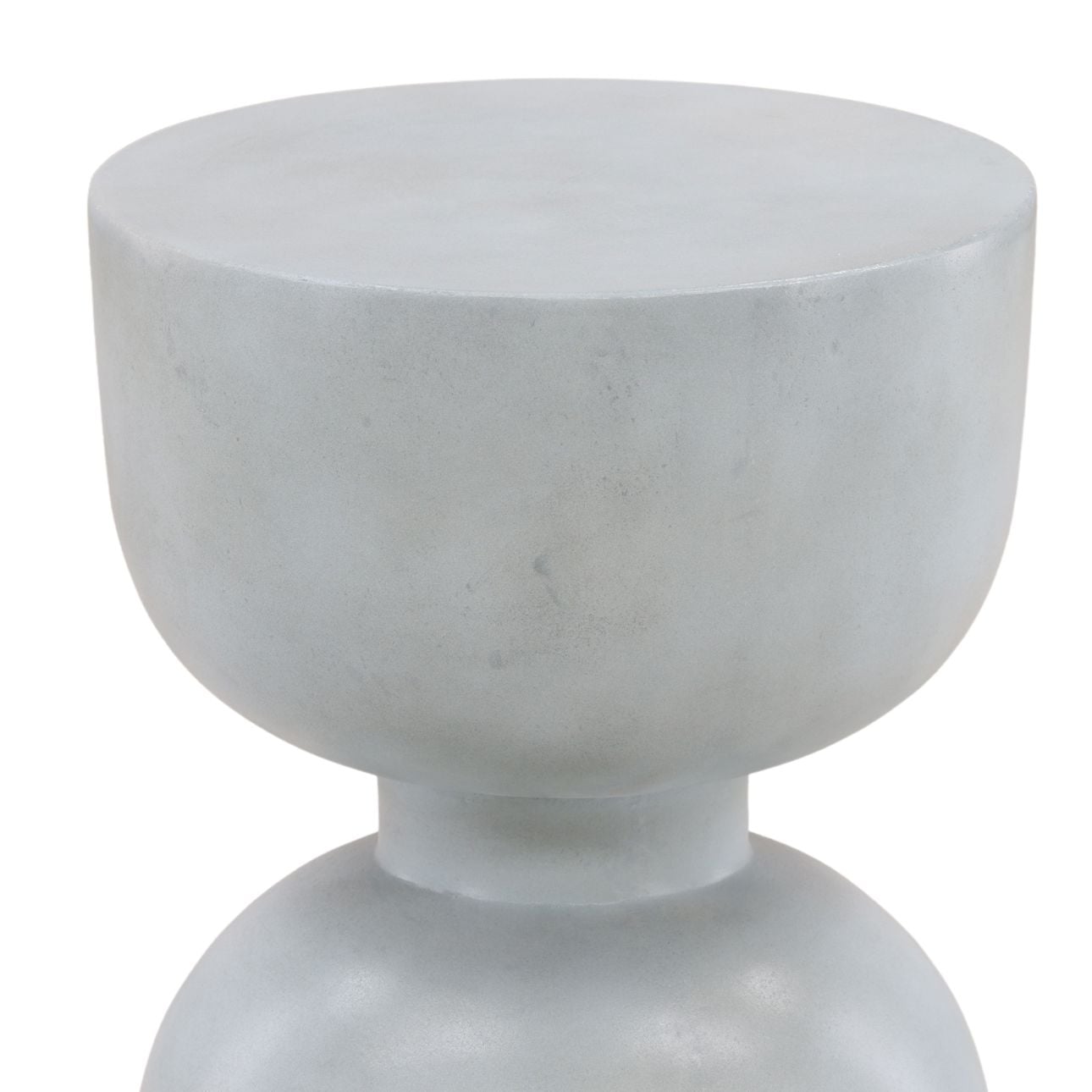 Pastel Blue Lightweight Concrete Table 15 in Wide
