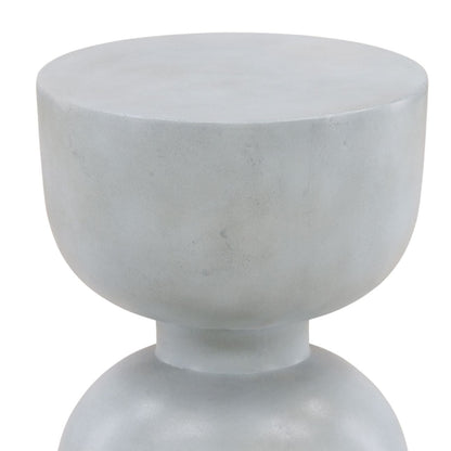 Pastel Blue Lightweight Concrete Table 15 in Wide