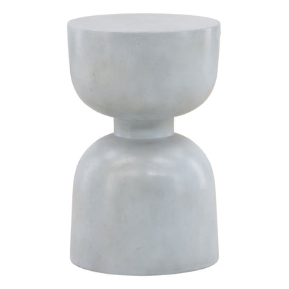 Pastel Blue Lightweight Concrete Table 15 in Wide