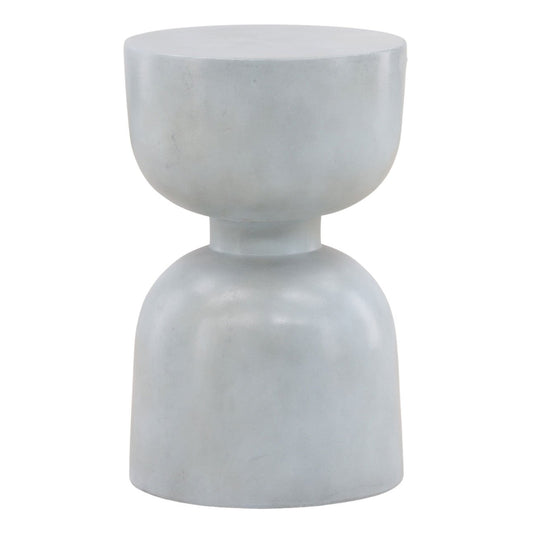Pastel Blue Lightweight Concrete Table 15 in Wide