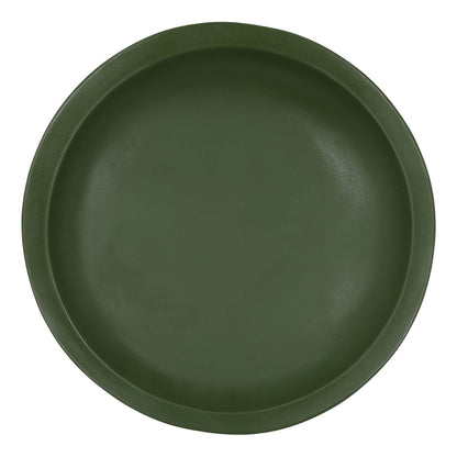 Olive Lightweight Concrete Bowl 20 in Wide