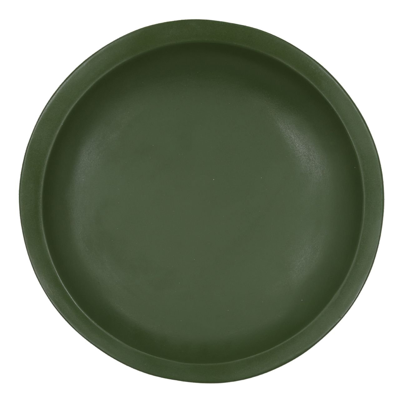 Olive Lightweight Concrete Bowl 20 in Wide