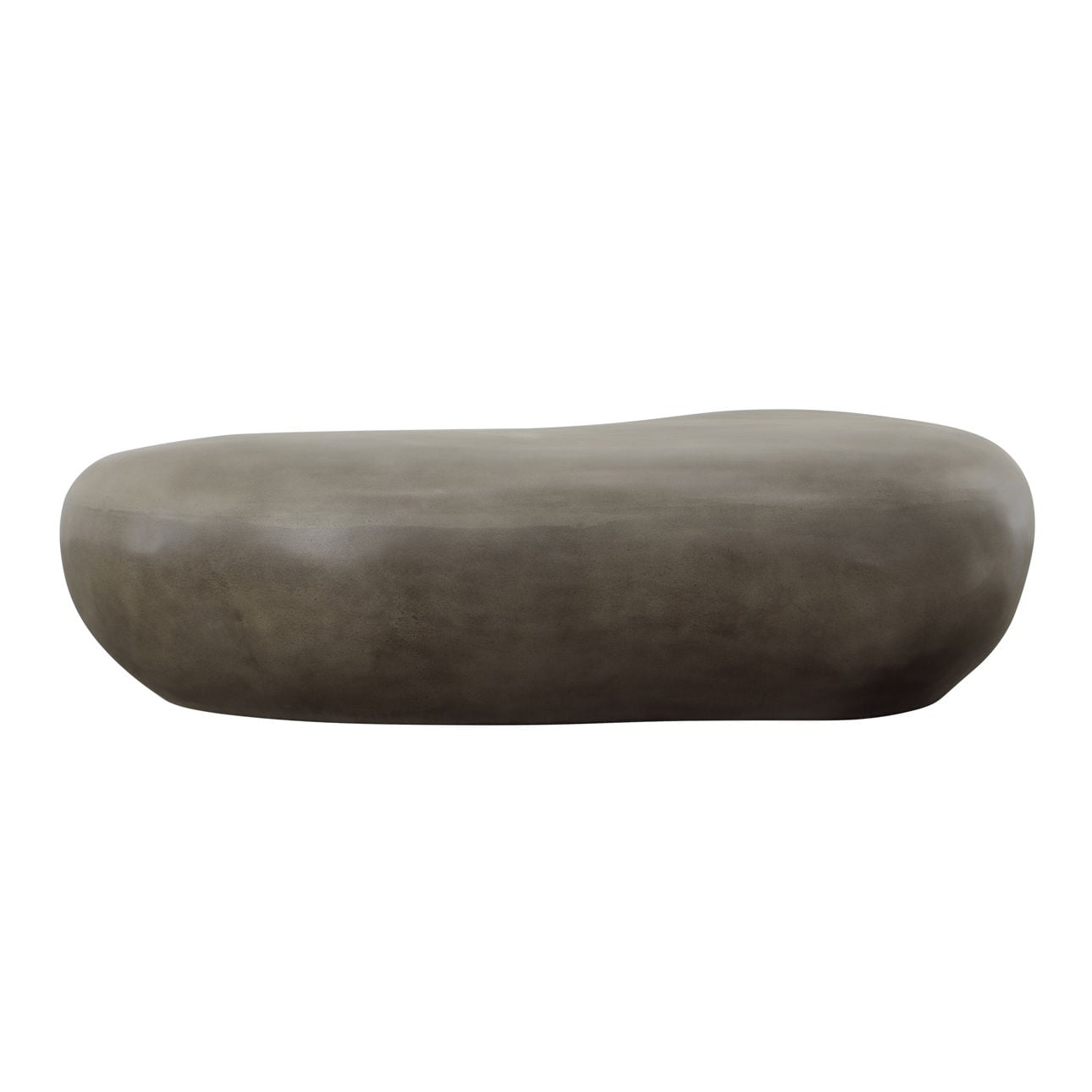 Dark Grey Lightweight Concrete Pebblestone 61.5 in Wide