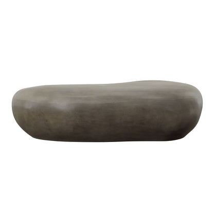 Dark Grey Lightweight Concrete Pebblestone 61.5 in Wide
