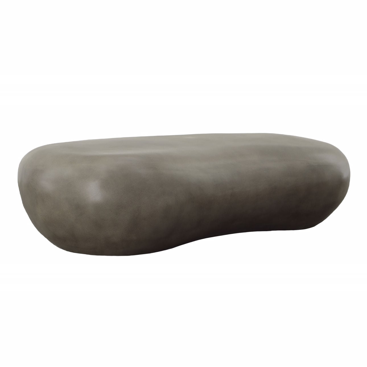 Dark Grey Lightweight Concrete Pebblestone 61.5 in Wide