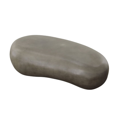 Dark Grey Lightweight Concrete Pebblestone 61.5 in Wide