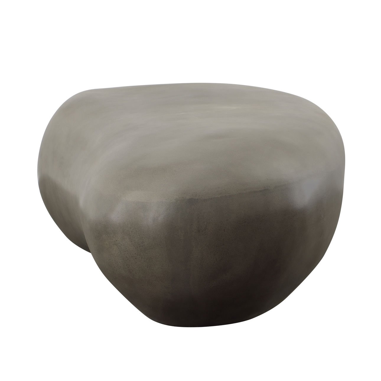 Dark Grey Lightweight Concrete Pebblestone 61.5 in Wide