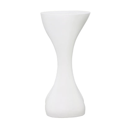 White Lightweight Concrete Table 14.5 in Wide