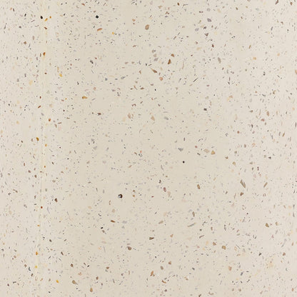 Ivory Lightweight Concrete Terrazzo Table 14 in Wide