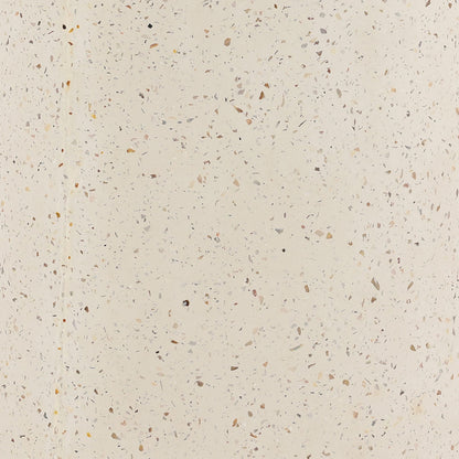 Ivory Lightweight Concrete Terrazzo Table 14 in Wide