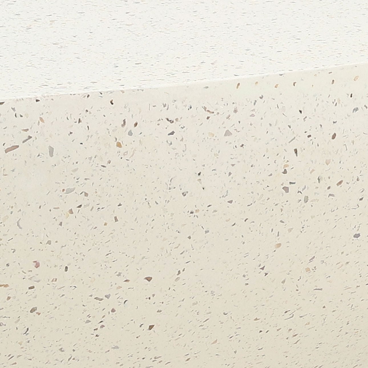 Ivory Lightweight Concrete Terrazzo Table 53 in Wide