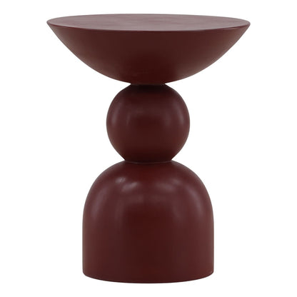 Red Concrete Table 16 in Wide