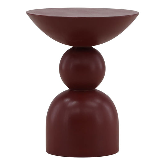 Red Concrete Table 16 in Wide