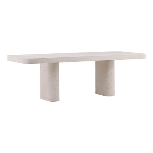 Crafted Lightweight Concrete Terrazzo Dining Table