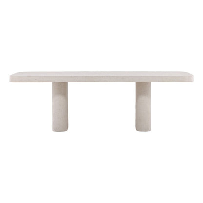 Crafted Lightweight Concrete Terrazzo Dining Table