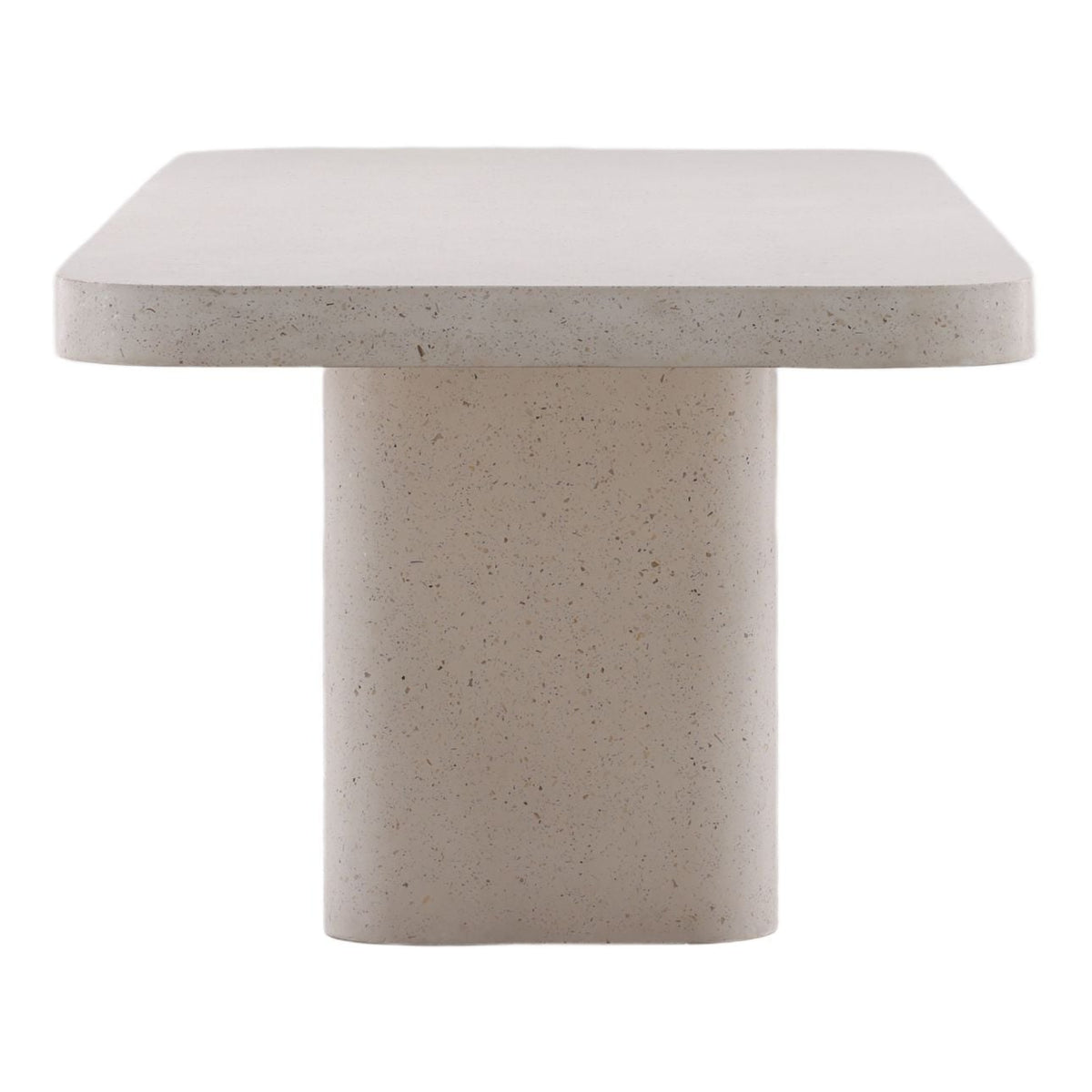 Crafted Lightweight Concrete Terrazzo Dining Table