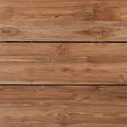 Natural Reclaimed Teak Wood Table 55 in Wide