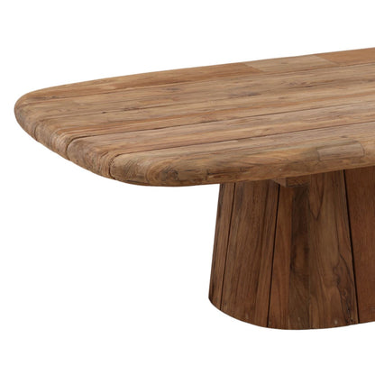 Natural Reclaimed Teak Wood Table 55 in Wide