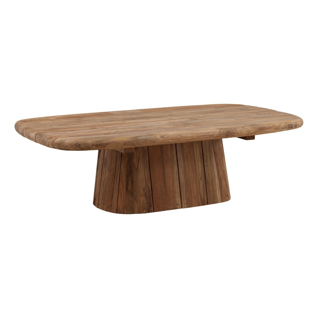 Natural Reclaimed Teak Wood Table 55 in Wide