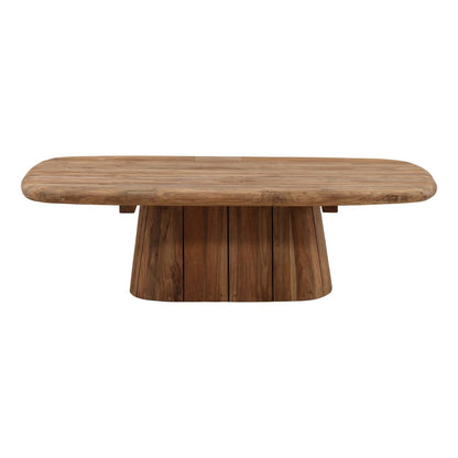 Natural Reclaimed Teak Wood Table 55 in Wide