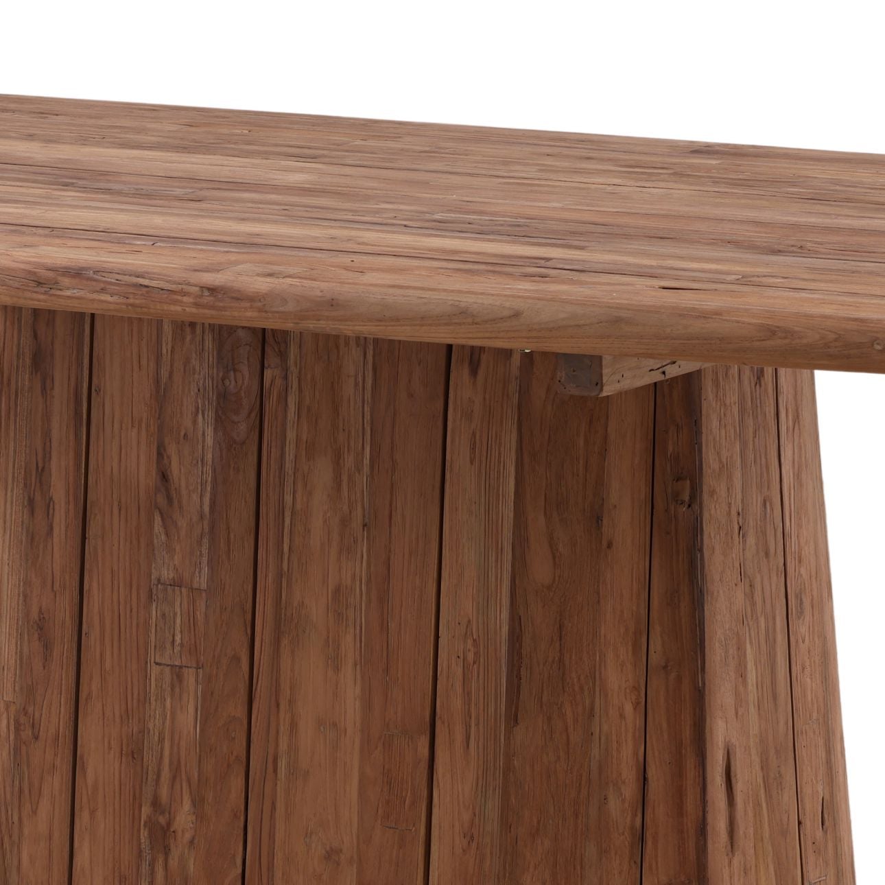 Natural Reclaimed Teak Wood Table 83 in Wide