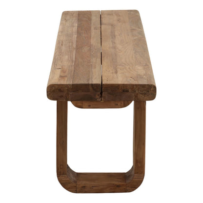 Natural Reclaimed Teak Wood Bench 79 in Wide