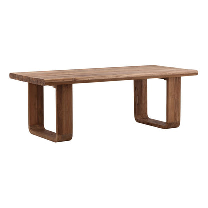 Natural Reclaimed Teak Wood Table 86.5 in Wide