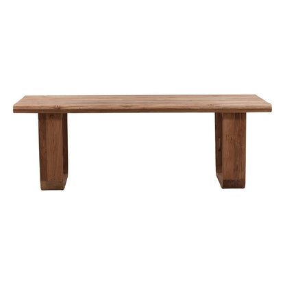 Natural Reclaimed Teak Wood Table 86.5 in Wide