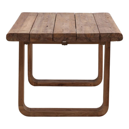 Natural Reclaimed Teak Wood Table 86.5 in Wide