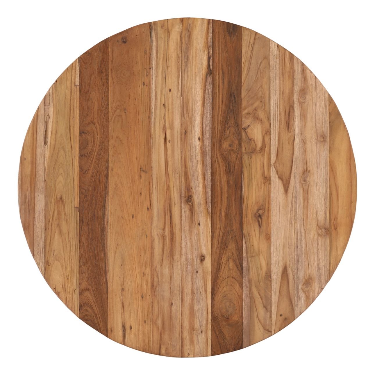 Natural Reclaimed Teak Wood Table 34 in Wide