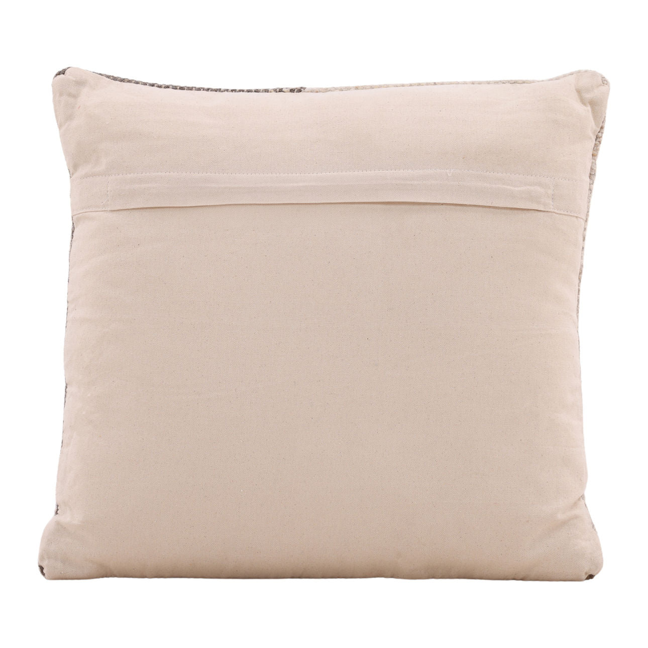Yellow Multicolor Handwoven Wool and Cotton Cover Pillow 20 in Wide