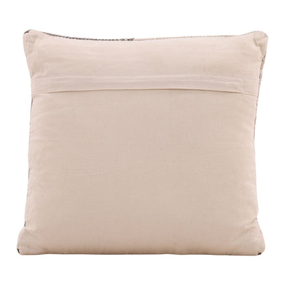 Yellow Multicolor Handwoven Wool and Cotton Cover Pillow 20 in Wide