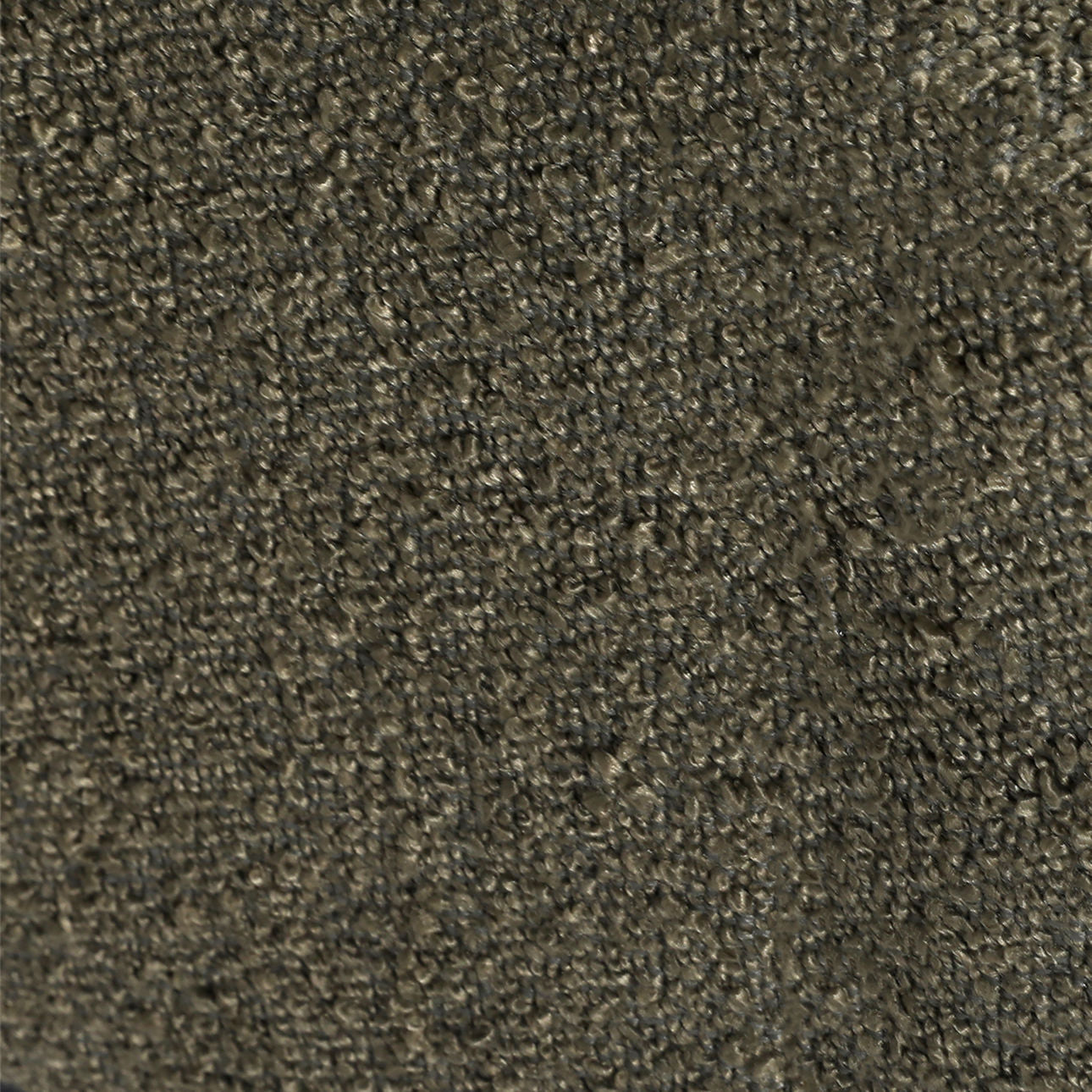 Olive Boucle Upholstery and Birch Wood Frame Bed 73 in Wide