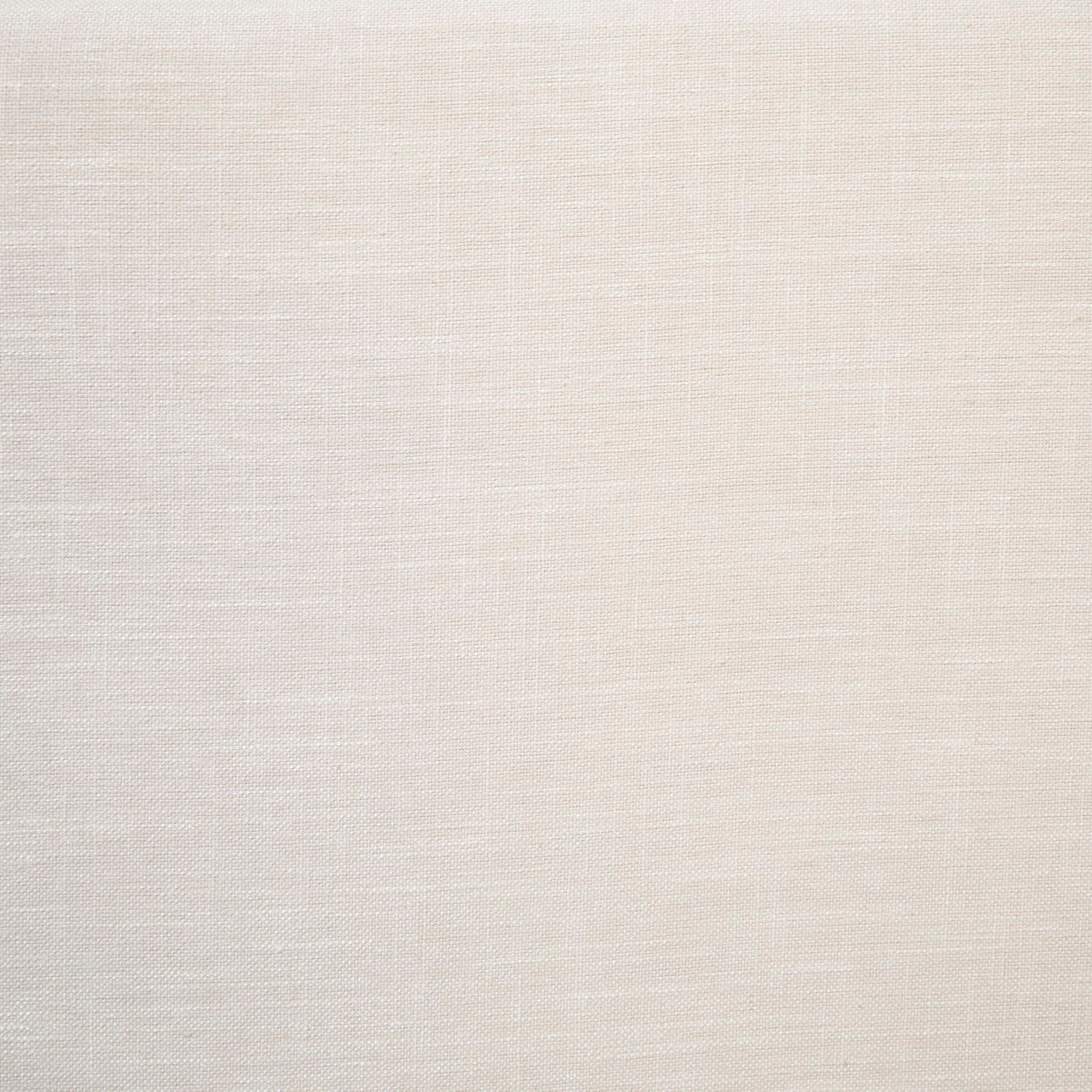 Off White Finish Linen Blend Upholstery and Birch Wood Frame Bed 67.5 in Wide